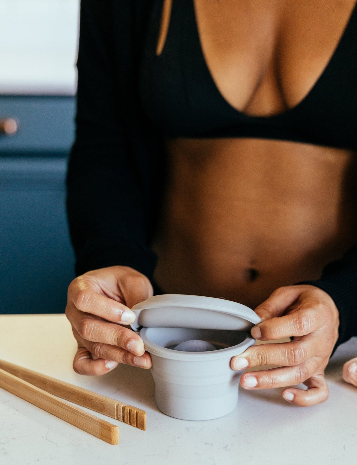 On-the-go Menstrual Cup Sterilizer - VOXAPOD® soft reusable medical grade silicone fda approved period cup