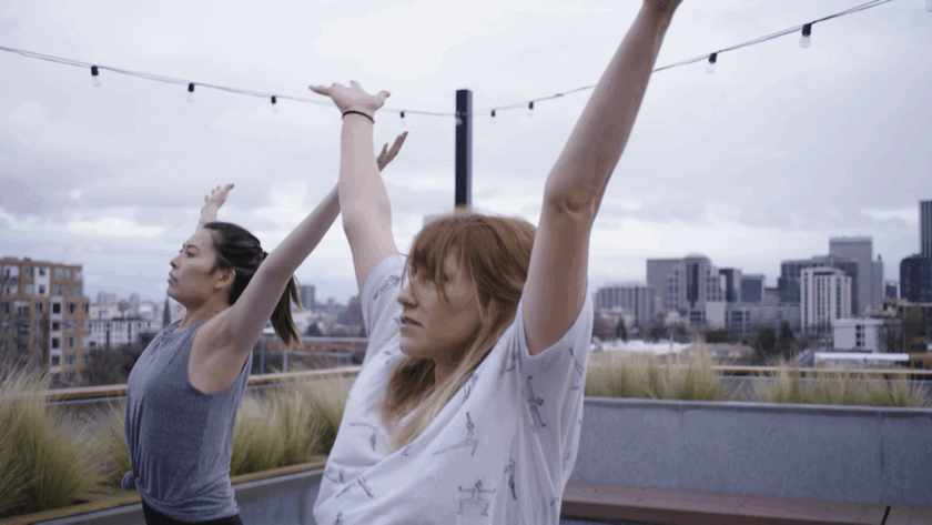 doing-yoga-in-voxapod-menstrual-cup