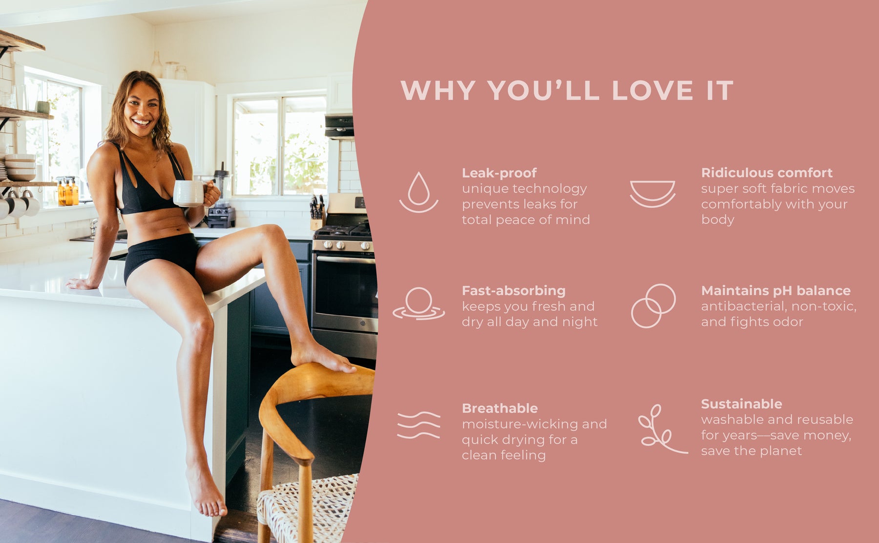 Worry-free Hip Hugger Period Underwear - VOXAPOD®