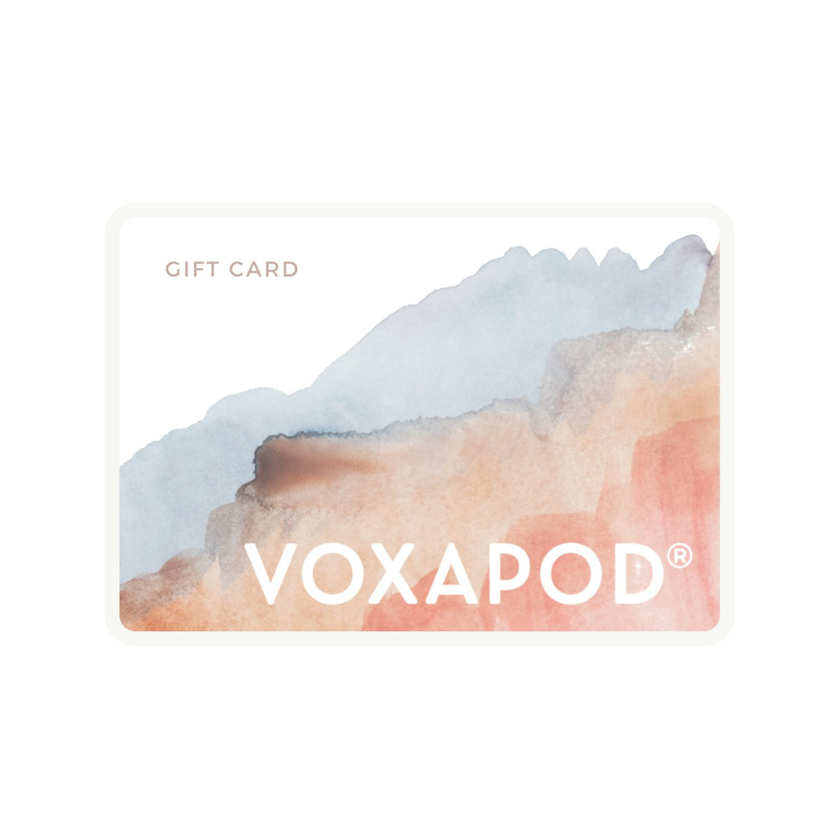 VOXAPOD® Gift Card - VOXAPOD® soft reusable medical grade silicone fda approved period cup